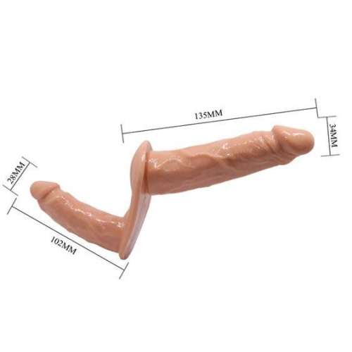 Страпон Baile Ultra Double Dildos Strap On 5.3"