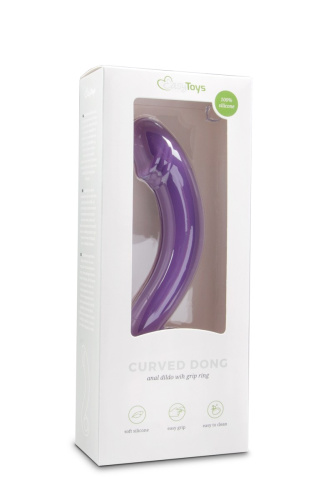 EasyToys Curved Dong - Фаллоимитатор, 17.5 см (фиолетовый) - sex-shop.ua