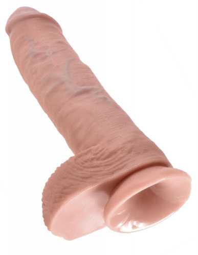 Фаллоимитатор Cock 10 Inch With Balls, 25,4х5,1 см