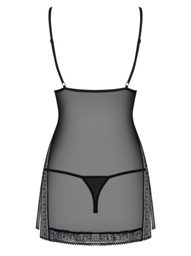 Obsessive 862-CHE-1 chemise - сексуальная сорочка, S/M