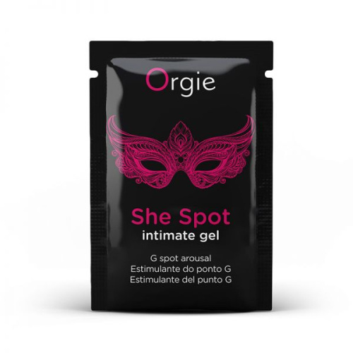 Orgie She Spot - Возбуждающий гель для точки G пробник, 2 мл (малина) - sex-shop.ua