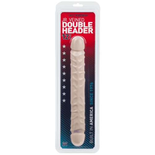 Фалоімітатор подвійний Veined Header, 30Х4 см - купити в Україні | Секс шоп SEX-SHOP.ua