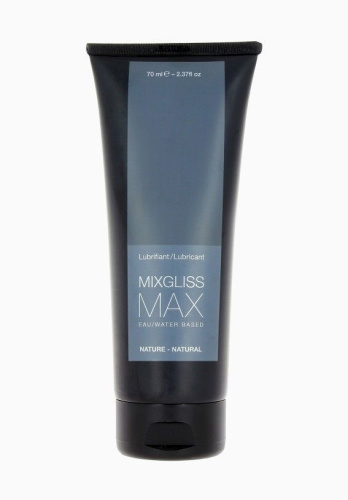 MixGliss Max Nature - Анальная гель-смазка на водной основе с экстрактом алоэ, 70 мл. - sex-shop.ua