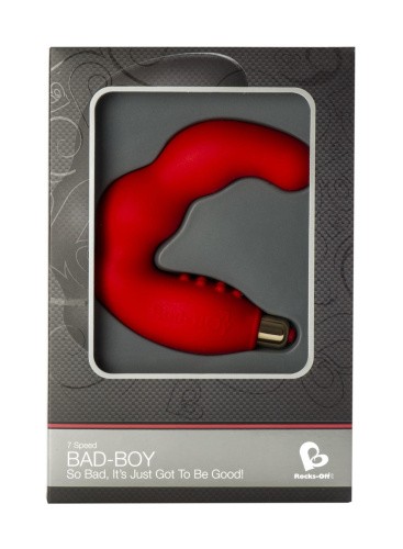 Rocks-off Bad Boy Red 7 Speed-вібромасажер простати, 12, 4х4 см (червоний)