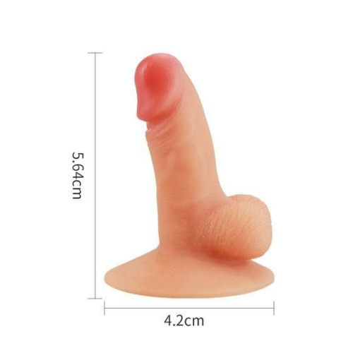 LoveToy Pecker Stand Holder As Pic - игрушка подставка для смартфонов в форме пениса, 6.5 см (телесный)