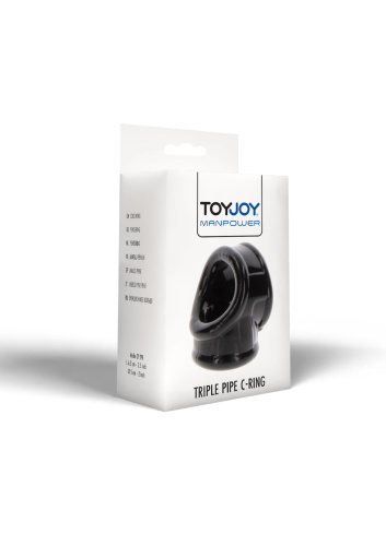 Эрекционное кольцо ToyJoy Manpower Triple Pipe C-Ring