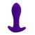 LyBaile Pretty Love Morton Plug Blue - Анальная пробка с вибрацией, 10,4х3,4 см (синий)
