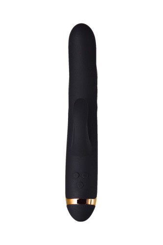 Waname D-Splash Thunder - Вибратор-кролик, 13.5х3.6см (чёрный)