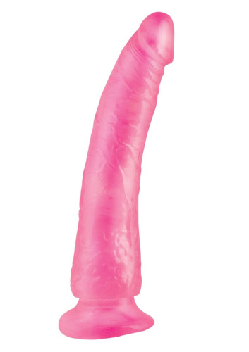 Pipedream Вasix Slim 7 - Фаллоимитатор на присоске, 18х3.5 см (розовый) - sex-shop.ua