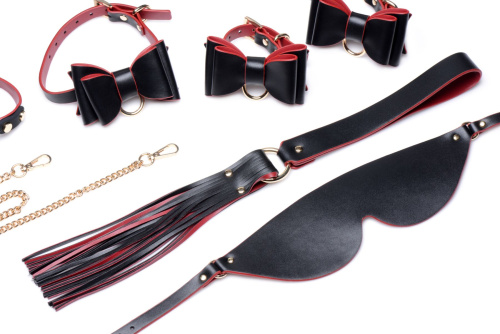 Master Series Bow - набор БДСМ аксессуаров с дорожной сумкой