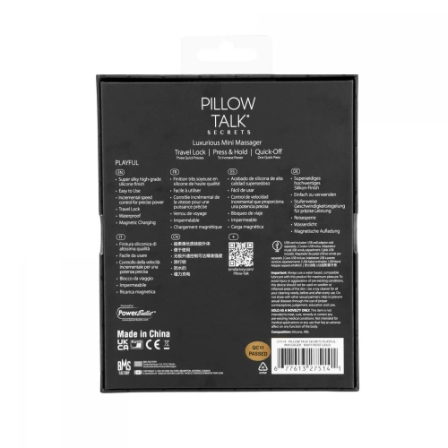 Pillow Talk Secrets - Playful - Вибратор для сосков и клитора (синий) - sex-shop.ua