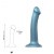 Strap-On-Me Mono Density Dildo, M - Насадка для страпона гибкая, 18х3.3 см., (голубая)