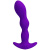 Pretty Love – Yale Anal Plug Purple – Анальний вібростимулятор, 13х3.3 см (фіолетовий)
