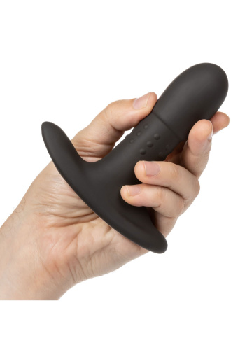 CalExotics Eclipse Beaded Probe - анальная пробка с эффектом римминга и вибрацией, 10,3х3,3 см