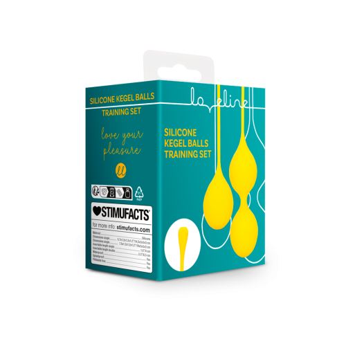 Набір вагінальних кульок Loveline Silicone Kegel Balls Training Set - купити в Україні | Секс шоп SEX-SHOP.ua