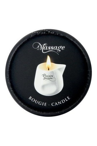 Plaisir Secret Peche - Масажна свічка з ароматом персика в подарунковій упаковці, 80 мл