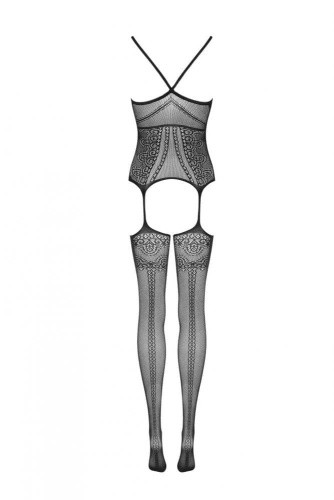 Obsessive F225 - Комбінезон-сітка, S-L (чорний) - купити в Україні | Секс шоп SEX-SHOP.ua