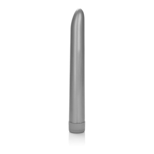 California Exotic Novelties Massager Platinum - Большой пластиковый вибратор XXL, 25х4 см (серебристый)