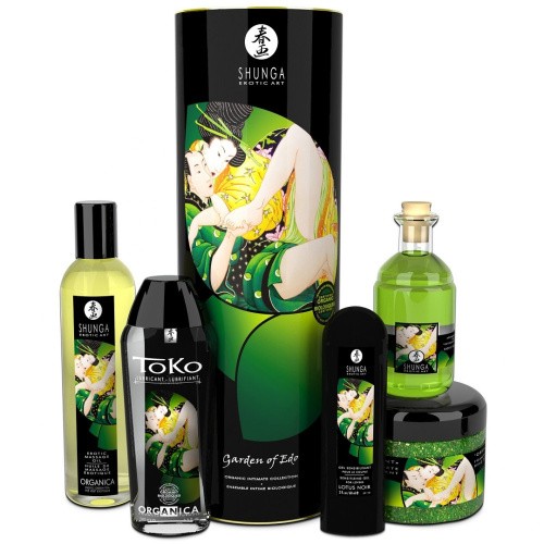 Shunga Garden of Edo Organic Collection - подарочный набор с расслабляющим ароматом зеленого чая - sex-shop.ua