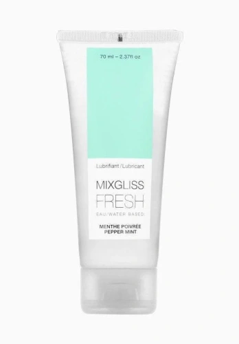 MixGliss Fresh Pepper mint - Лубрикант на водной основе, Перечная Мята, 70 мл.