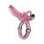 LyBaile Sweet Vibrationg Cook Ring - віброкільце, 6.5х4.2 см (рожевий) - купити в Україні | Секс шоп SEX-SHOP.ua