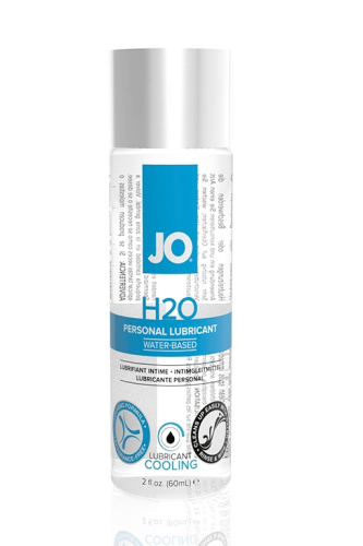 System JO H2O Cooling - смазка на водной основе с охлаждающим эффектом, 60 мл - sex-shop.ua