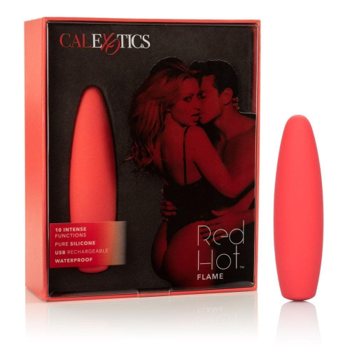CalExotic Red Hot Flame вибромассажер 12х3.25 см - sex-shop.ua