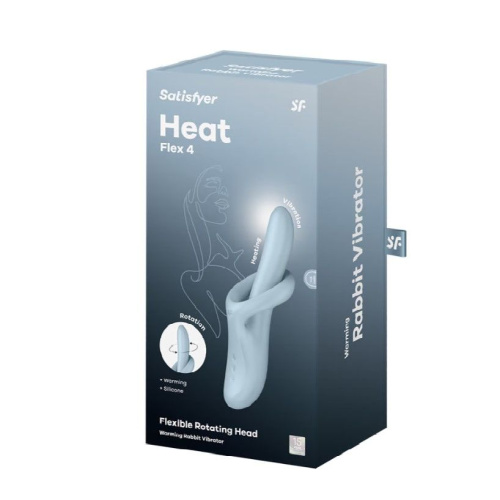 Вибратор-кролик Satisfyer Heat Flex 4