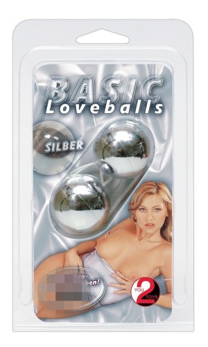 Basic Loveballs Silber - Вагінальні кульки, 23 см (сріблястий)