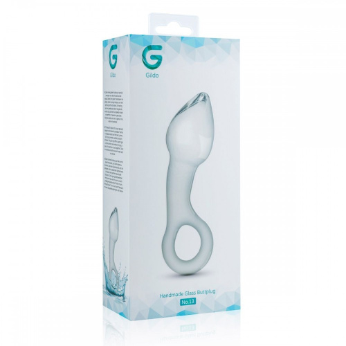 Gildo Glass Prostate Plug No. 13 стеклянный стимулятор простаты, 13.5х4.3 см - sex-shop.ua