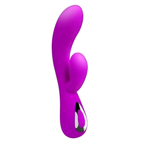 LyBaile Preety Love Honey - Вибратор с управлением через приложение, 19х3.4 см (фиолетовый)