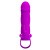Pretty Love 5,5 "Vibrating Penis Sleeve Purple - Насадка на пенис, 14 см (фиолетовый)