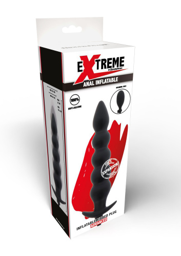 Надувна анальна пробка Hidden Desire Extreme Inflatable Ribbed - купити в Україні | Секс шоп SEX-SHOP.ua