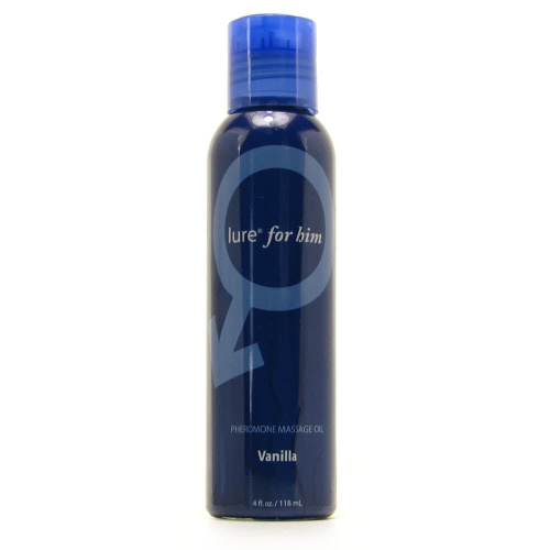 Массажное масло Lure® for Him Pheromone Massage Oil, Vanilla, 118 мл - sex-shop.ua