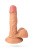 Toyfa Realstick Nude реалистичный вибратор с выносным пультом на проводе, 14х3.5 см