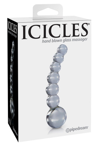Icicles No. 66 Clear - Анальний стимулятор, 12 см (прозорий) - купити в Україні | Секс шоп SEX-SHOP.ua