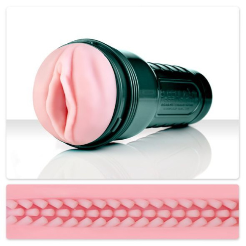 Мастурбатор Fleshlight вібро рожева Дама-дотик, 25х6 см