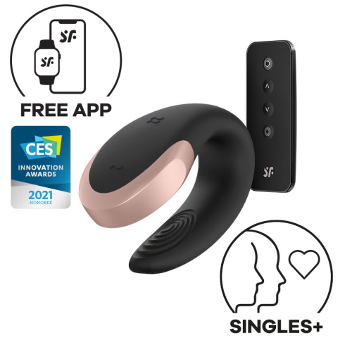 Вибратор для пар со смарт управлением Satisfyer Double Love - sex-shop.ua