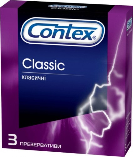 Contex №3 Classic - Классические презервативы, 3 шт - sex-shop.ua
