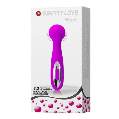 Pretty Love Wade Massager Purple - Универсальный вибромассажер, 15 см (фиолетовый)