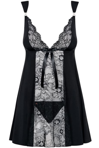 Сексуальний бебідолл з мереживом Obsessive Charmea babydoll (S / M) - купити в Україні | Секс шоп SEX-SHOP.ua