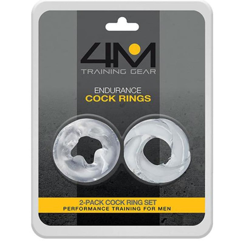 Эрекционное кольцо 4M Endurance Cock Rings, 2 Pack - sex-shop.ua