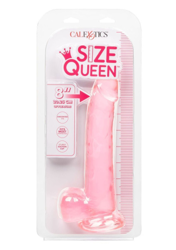 California Exotic Novelties Queen Size Dong 8 - Фаллоимитатор, 20.25х4.5 см (розовый)