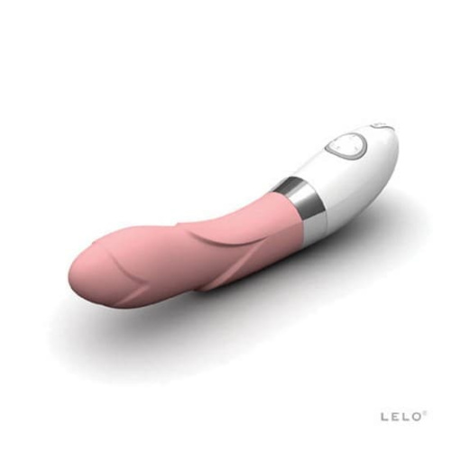 Lelo Iris - рельефный вибратор для точки G, 22х3.6 см (розовый) - sex-shop.ua