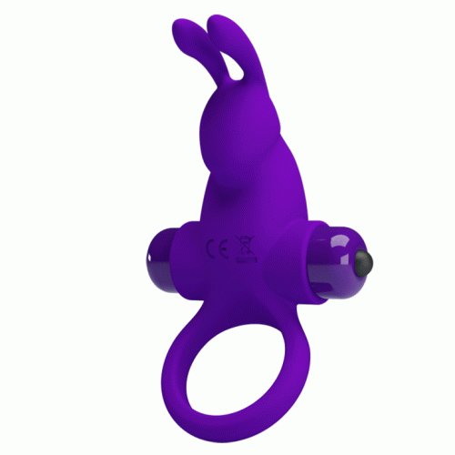 Pretty Love Vibro Penis Ring Rabbit I Purple - Виброкольцо, 11,3 см (фиолетовый)
