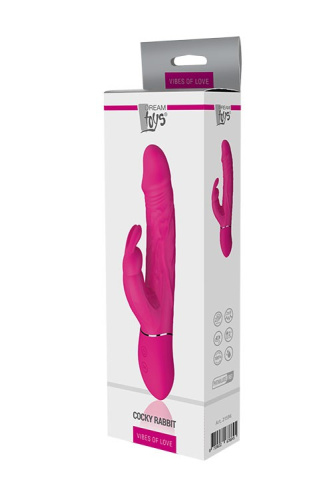 Dream Toys Vibes Of Love Cocky Rabbit - Вібратор, 21,3 см (рожевий) - купити в Україні | Секс шоп SEX-SHOP.ua