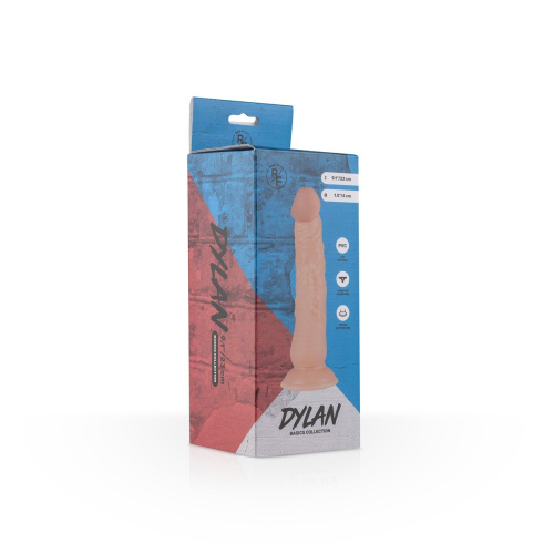 Real Fantasy Dylan Realistic Dildo - Реалистичный фаллоимитатор, 21 см (телесный)