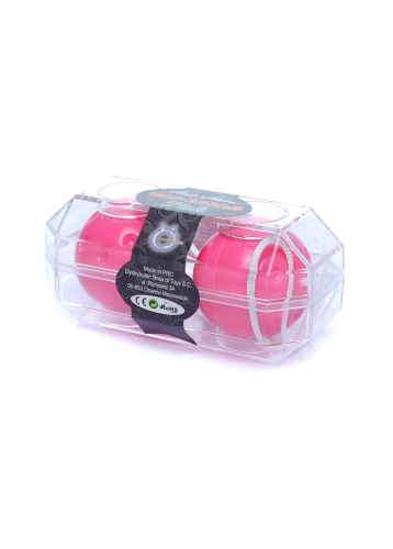 Duo-Balls Pink - Вагинальные шарики, 3,5 см (розовый) - sex-shop.ua