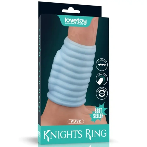 LoveToy - Vibrating Wave Knights Ring - Насадка на член