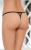 SoftLine String 2269 - Изящные трусики с интимным вырезом, S-L (чёрный)